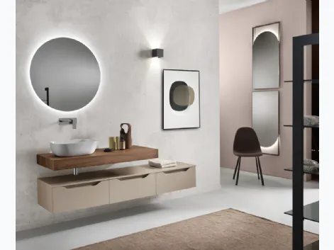 Mobile da Bagno Mixi Tortora in nobilitato di Modo Bluelife