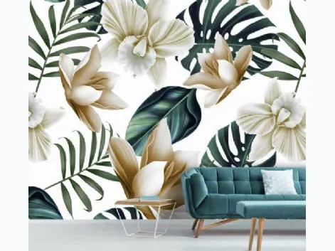 Carta da parati Composizione Floreale CP0182 di Pintdecor