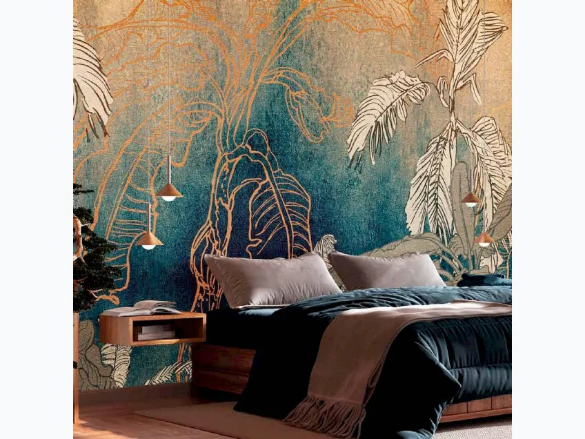 Carta da parati Gold Jungle di Pintdecor