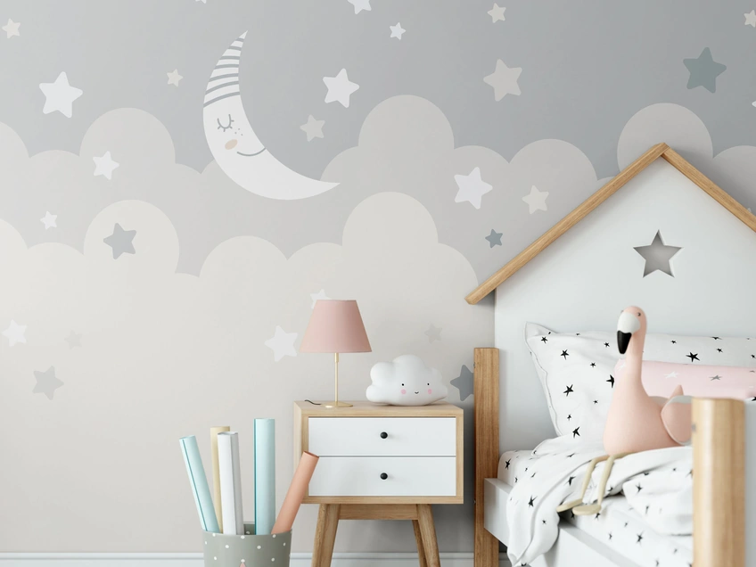 Carta da parati Little moon di Pintdecor
