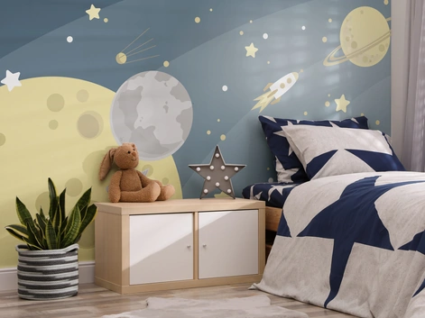 Carta da parati Planets di Pintdecor