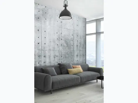 Carta da parati Stile Metropolitano CP0480 effetto lastra di metallo di Pintdecor