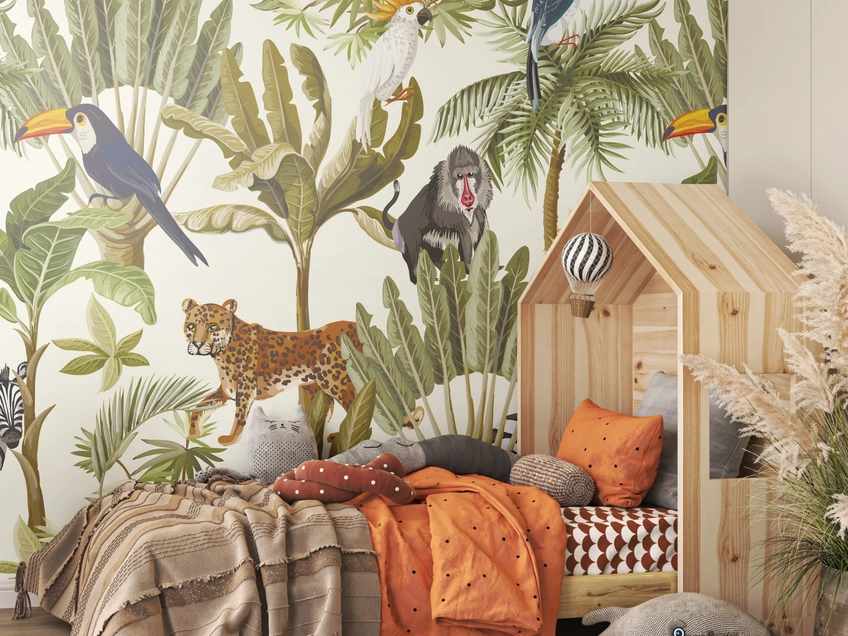 Carta da parati Wildlife di Pintdecor