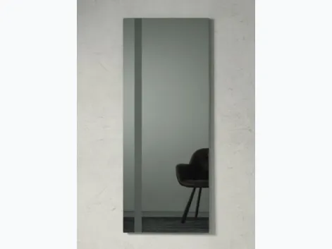 Specchio Devis con decoro laterale sabbiato di Capodarte