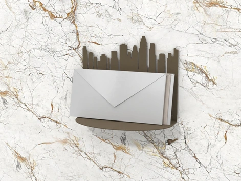 Mensola magnetica Skyline di Pintdecor