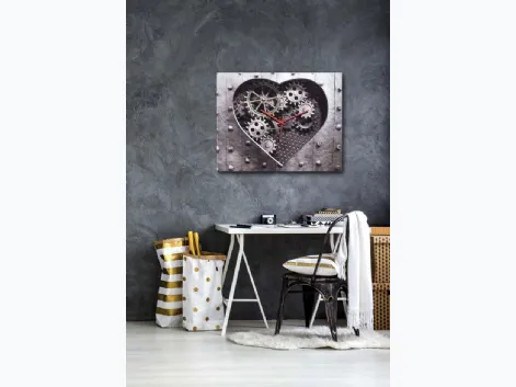 Orologio da muro Cuore Meccanico di Pintdecor