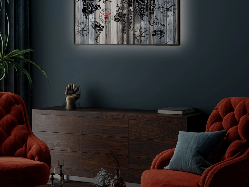 Orologio Luminoso 02 di Pintdecor