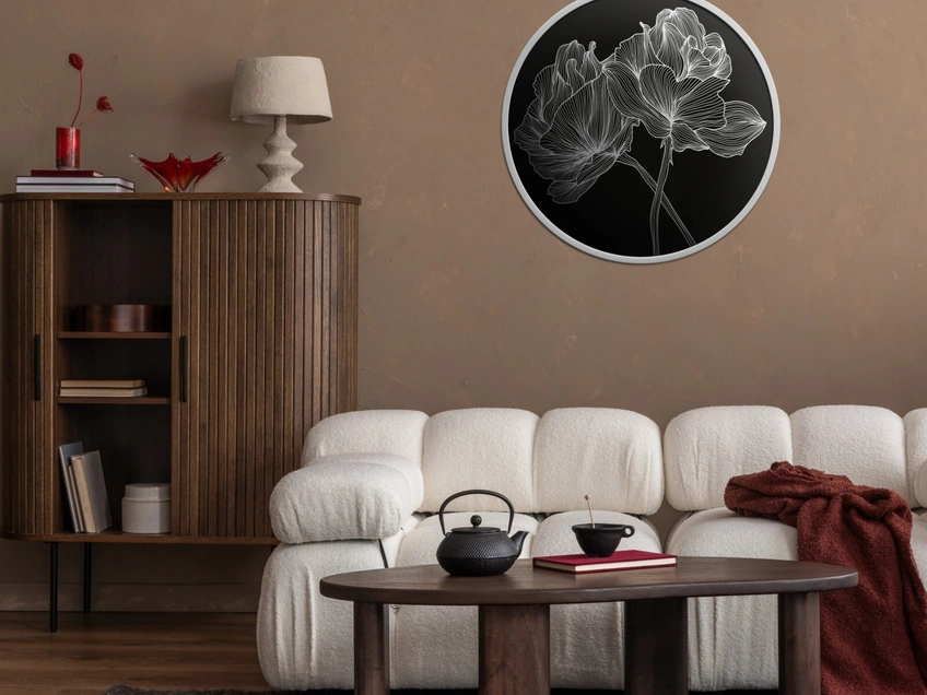 Quadro tondo 02 di Pintdecor