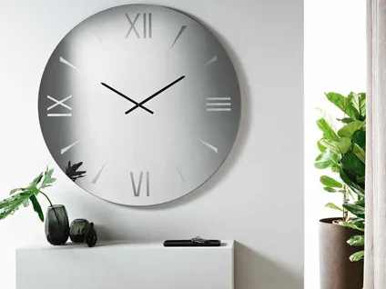 Orologio in vetro specchiato Time di Capodarte