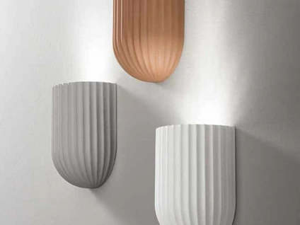 Lampada da parete Beton di Ondaluce