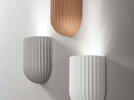 Lampada da parete Beton di Ondaluce