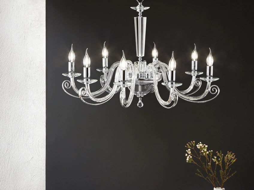 Lampada classica a sospensione Cherubini di Ondaluce