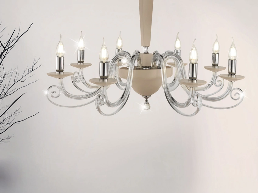 Lampada classica a sospensione Cherubini di Ondaluce