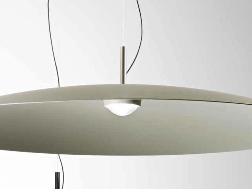 Lampada a sospensione Elle in alluminio di Ondaluce