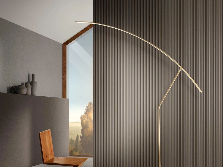 Lampada da terra Folaga di Ondaluce