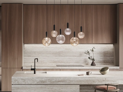 Lampada a sospensione Golf in vetro soffiato di Ondaluce