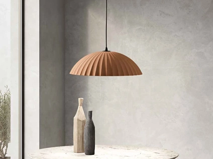 Lampada a sospensione Rustic in cemento di Ondaluce
