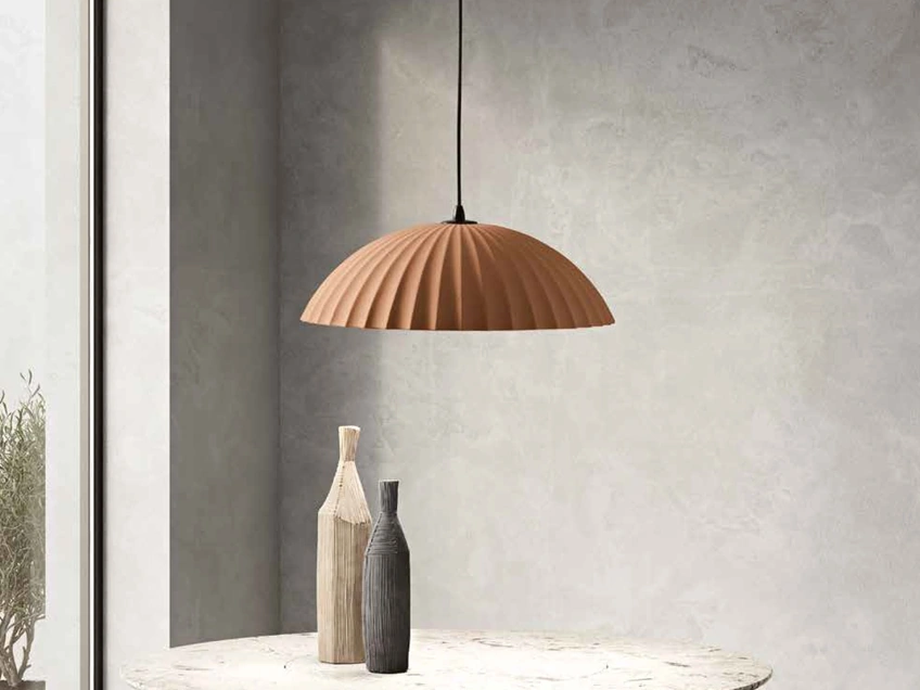 Lampada a sospensione Rustic in cemento di Ondaluce