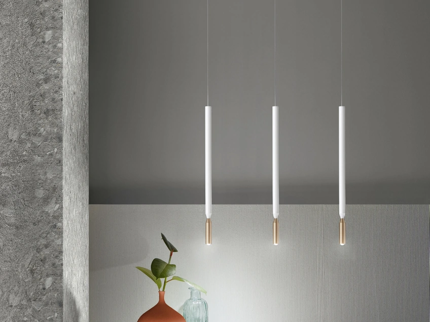 Lampada a sospensione Tubic di Ondaluce