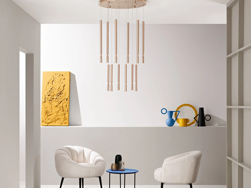 Lampada a sospensione Tubic di Ondaluce