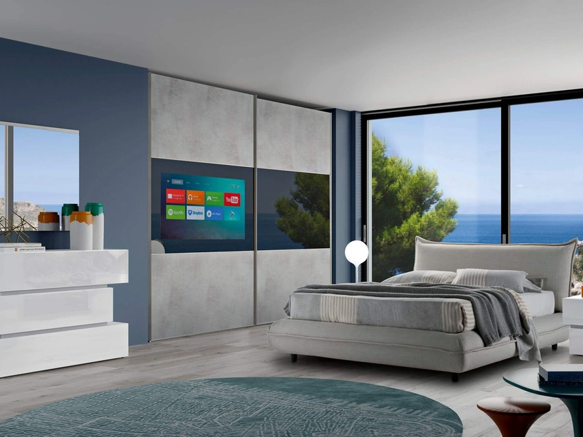 Armadio scorrevole Bon Bon Evo 104 di Cecchini Italia