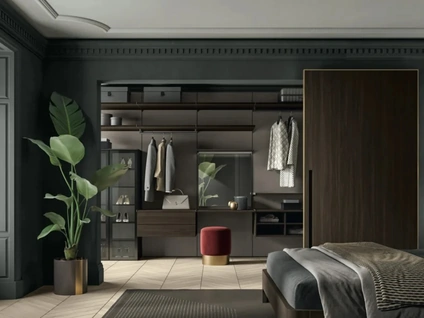 Cabina Armadio effetto legno Systema 01 di Artigianmobili