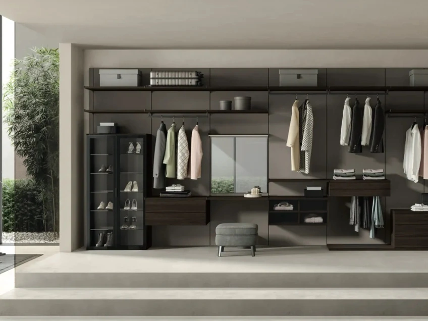 Cabina Armadio effetto legno Systema 01 di Artigianmobili