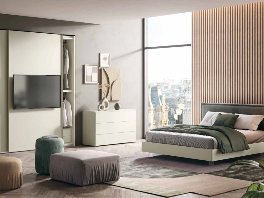 Armadio scorrevole porta TV Vip 101 di Cecchini Italia