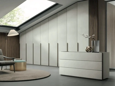 Armadio su misura Young Cemento Bianco di Artigianmobili