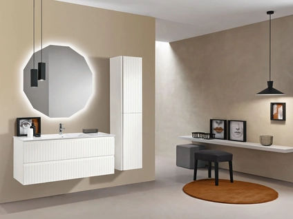 Mobile da Bagno sospeso Artico Bianco di Modo Bluelife