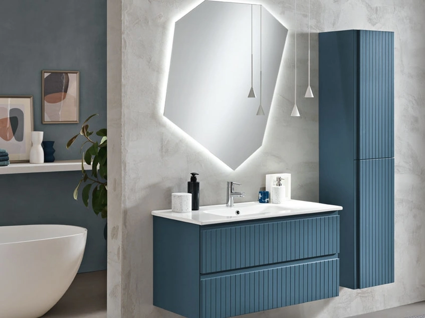 Mobile da Bagno sospeso Artico Blu di Modo Bluelife