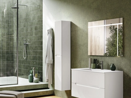 Mobile da Bagno Balos Bianco Lucido di Modo Bluelife