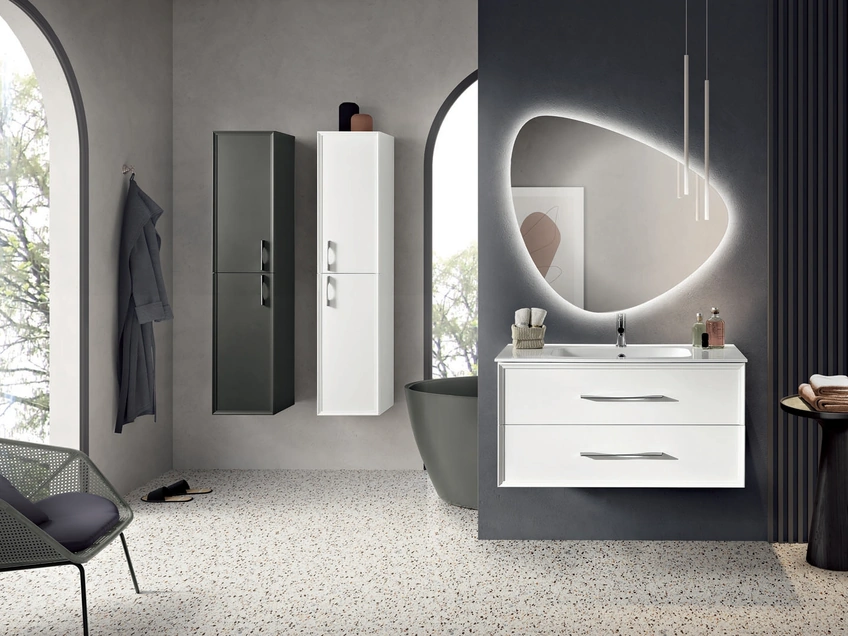 Mobile da Bagno sospeso Classic Bianco di Modo Bluelife