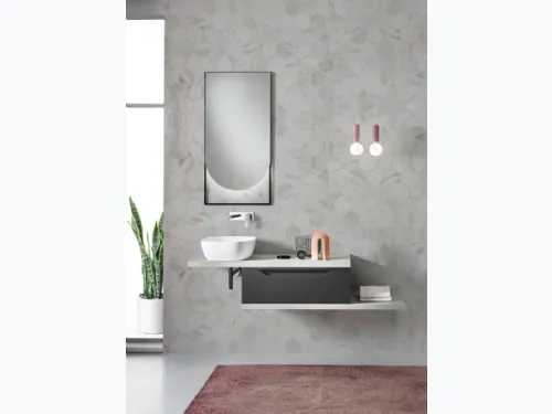 Mobile da Bagno Mixi Grafite in nobilitato di Modo Bluelife