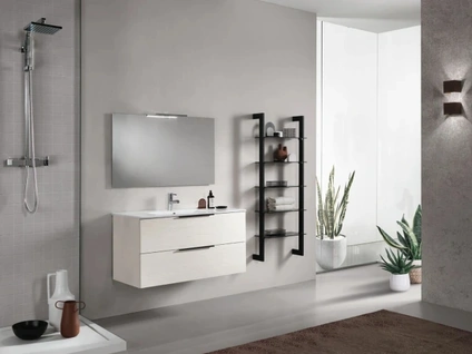 Mobile da Bagno sospeso Bora Larice Bianco di Modo Bluelife