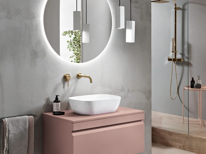 Mobile da Bagno sospeso Rio Rosa Polvere di Modo Bluelife