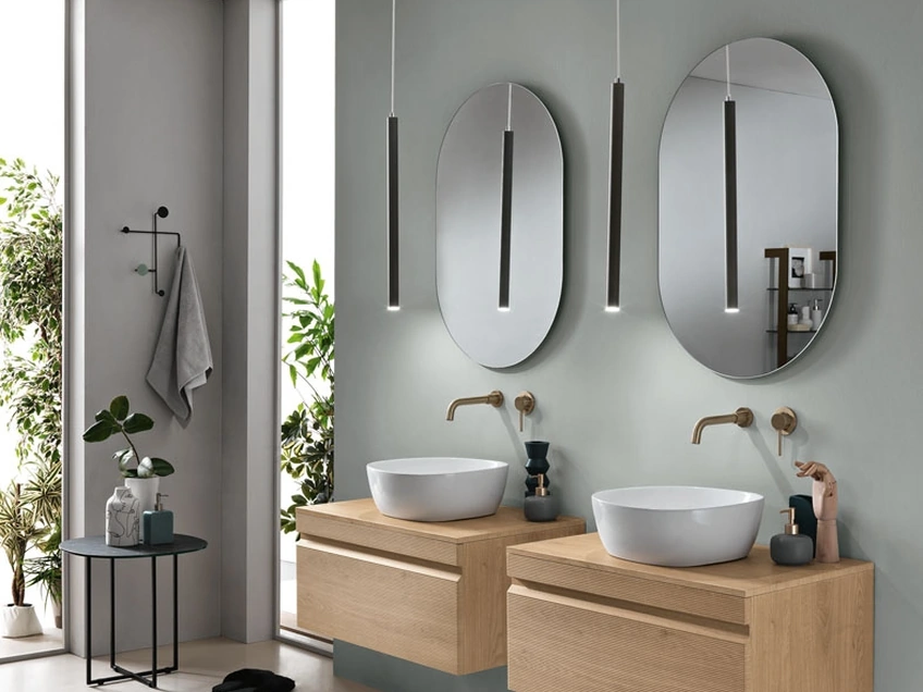 Mobile da Bagno sospeso Rio Rovere Chiaro di Modo Bluelife