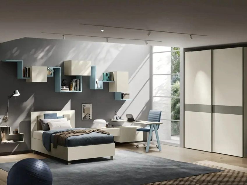 Cameretta per ragazzi Y118 di Moretti Compact Camerette