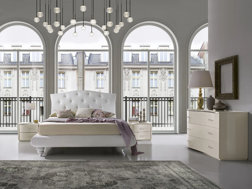 Gruppo Notte Apollo GDO laccato lucido di Cecchini Italia