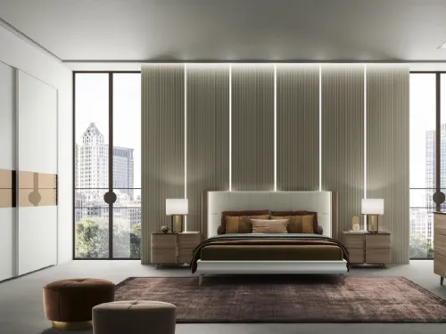 Gruppo Notte in noce Batik di Artigianmobili