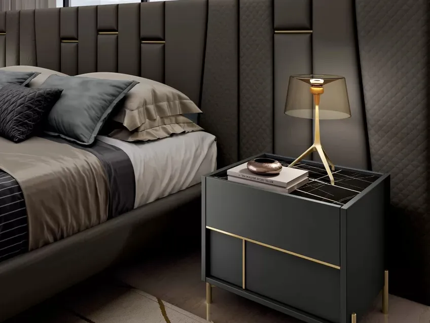 Comodino Deluxe Grey di Spar