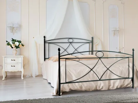 Letto Alice in ferro optional baldacchino ferro di Florentiabed