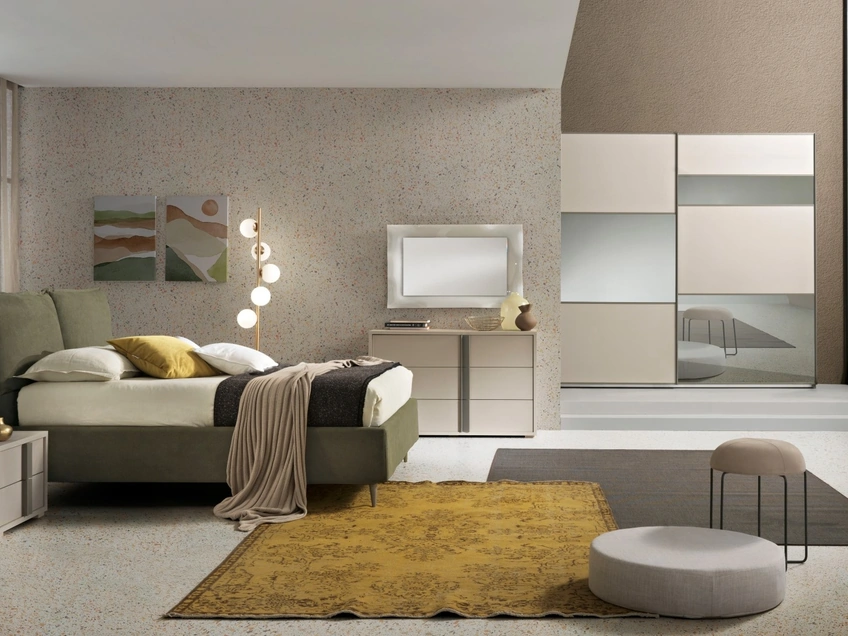 Letto Bristol con box contenitore di Gierre Mobili