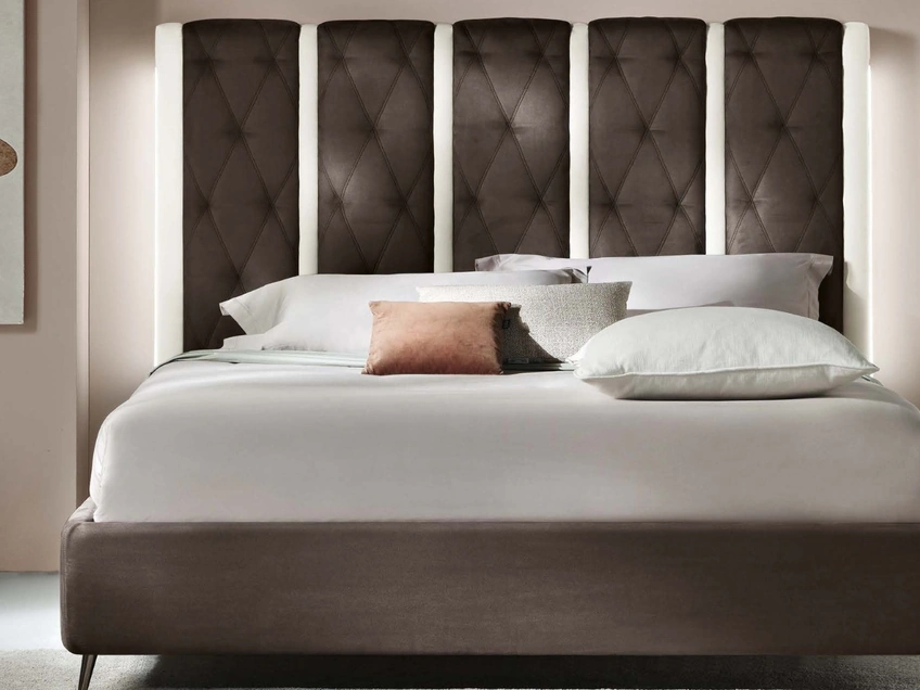Letto con box contenitore Cecilia di Susan imbottiti