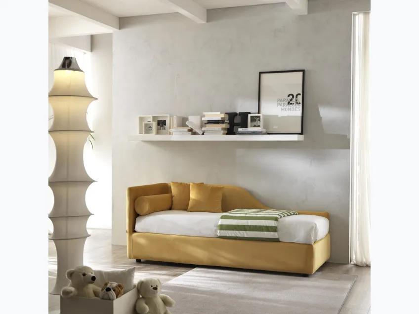 Letto Clik Clak con Contenitore solo Singolo di Susan imbottiti