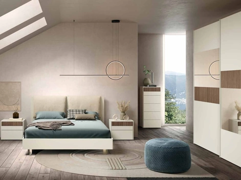 Letto Double Box con contenitore di Cecchini Italia