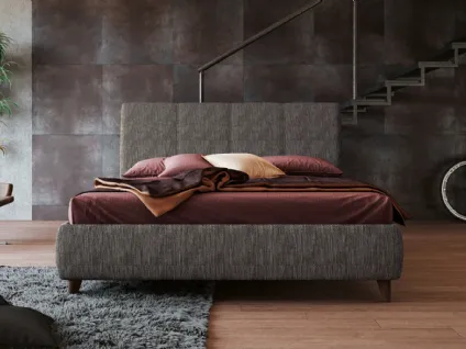 Letto in tessuto con testiera Era di Imab