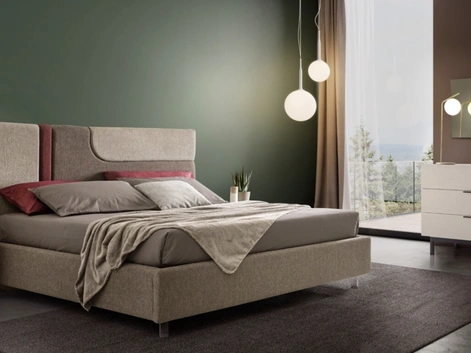 Letto imbottito Giglio di RTL Mobili