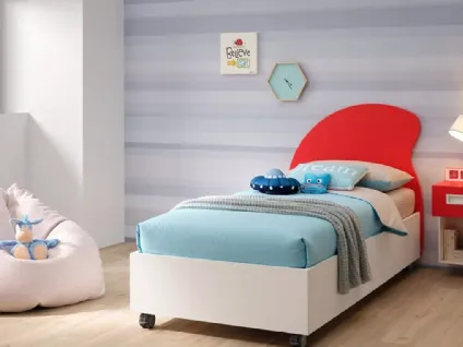 Letto singolo per bambini SC103 di Moretti Compact