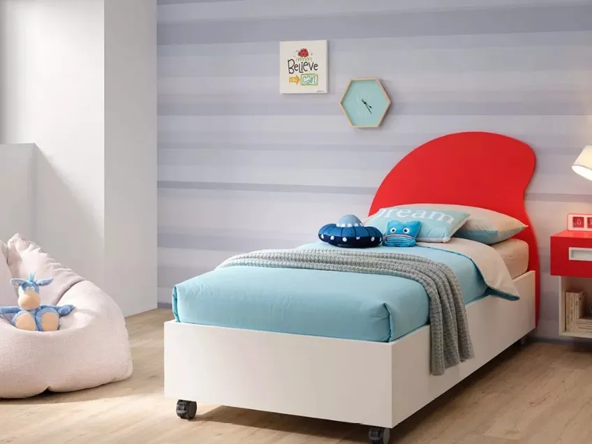 Letto singolo per bambini SC103 di Moretti Compact